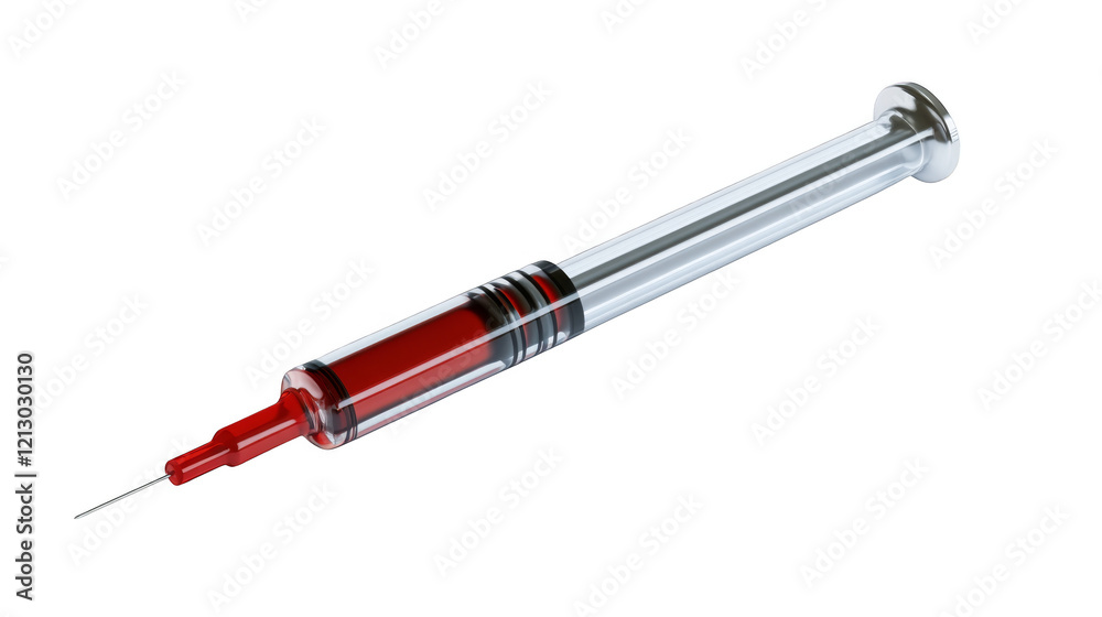 syringe isolated on white syringe isolated on white