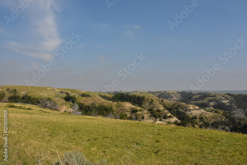 Wallpaper Mural Summer Landscape in the North Unit of Theodore Roosevelt National Park Torontodigital.ca