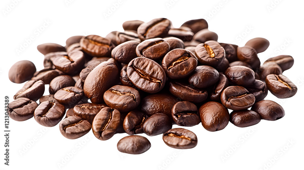 coffee beans isolated on transparent background coffee beans isolated on transparent background