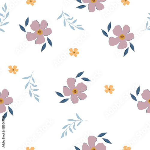 Floral pattern, spring summer background