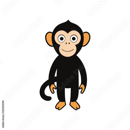 Capuchin Monkey Cartoon vector