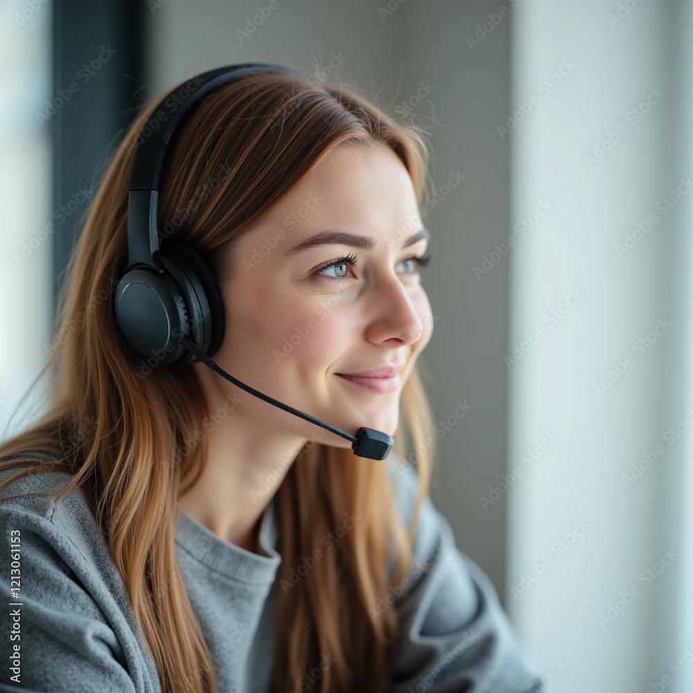 Leave the hard work to me. Shot of an attractive young saleswoman sitting alone in the office and wearing a headset.
Leave the hard work to me. Shot of an attractive young saleswoman sitting alone in the office and wearing a headset.