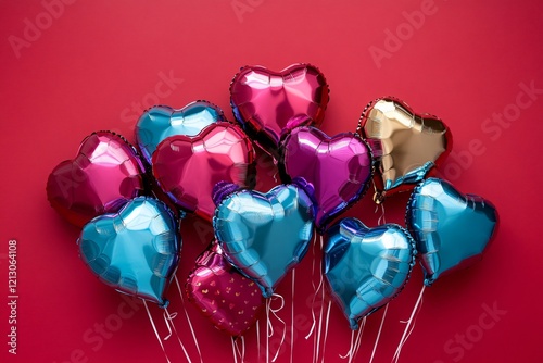 heart shaped balloons