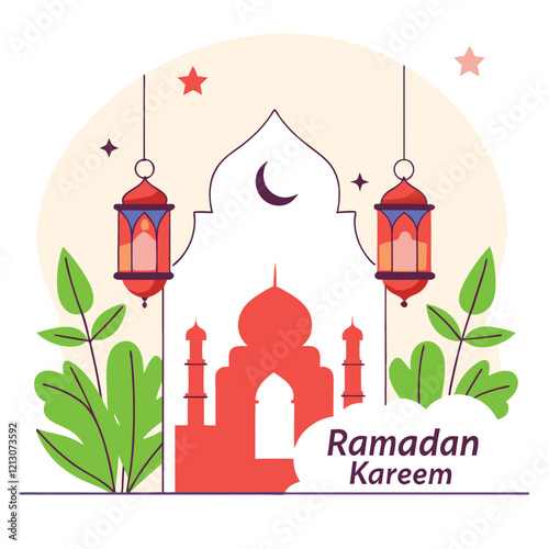 Radiant Purple Islamic Lanterns: Exquisite Architectural Detail eid art dome decor light design     