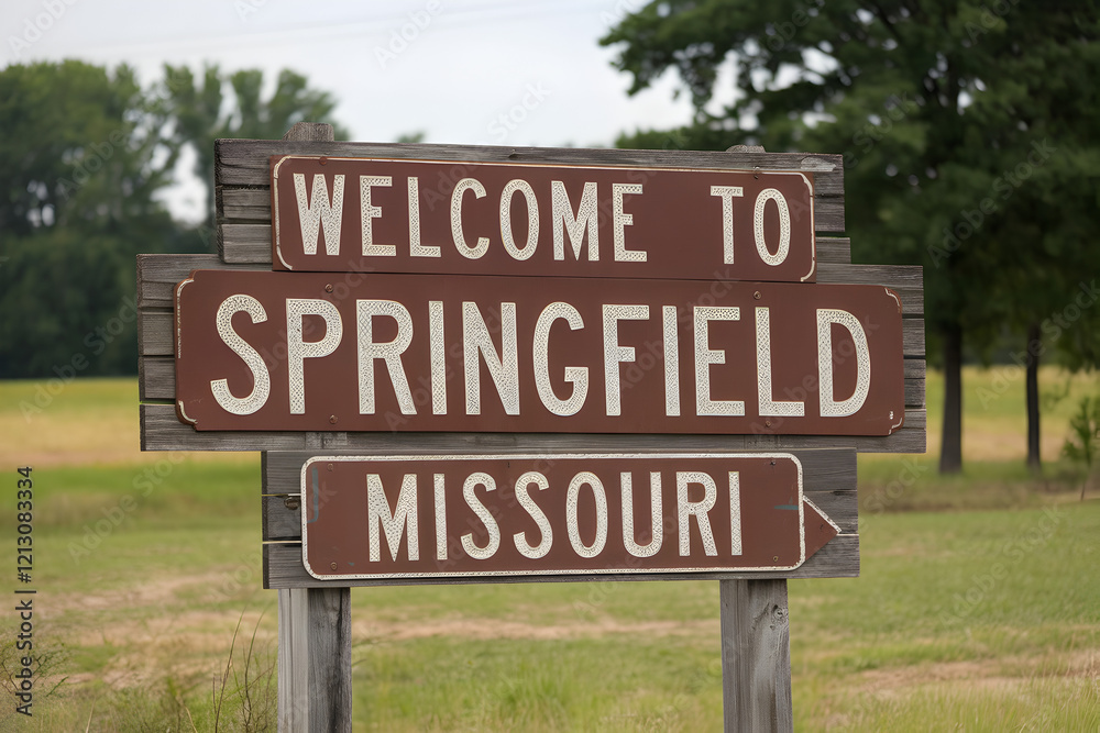 Welcome to Springfield Missouri Wooden Sign with Rustic Charm and State Pride in the Heart of the Ozarks Welcome to Springfield Missouri Wooden Sign with Rustic Charm and State Pride in the Heart of the Ozarks