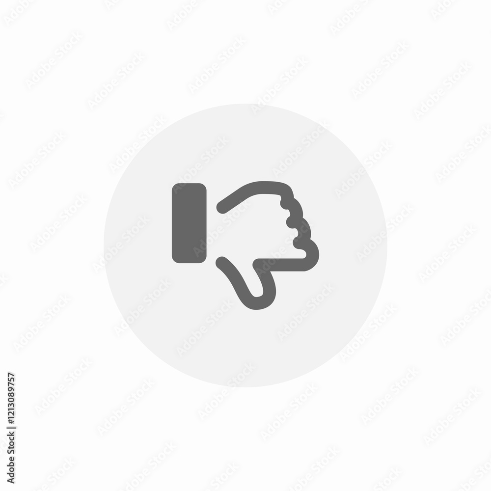 thumbs down sign icon sign vector thumbs down sign icon sign vector