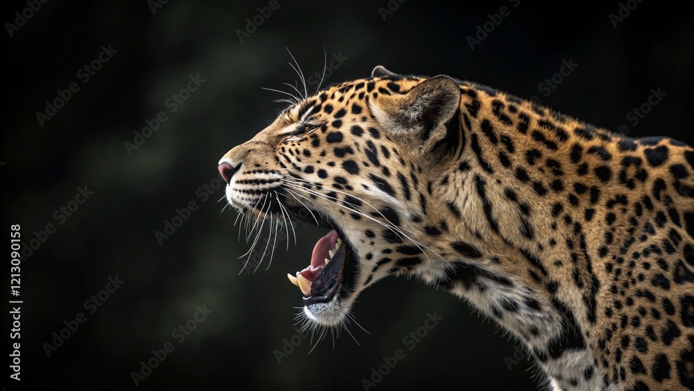 Fototapeta premium close up portrait of a leopard, cheetah, jaguar
