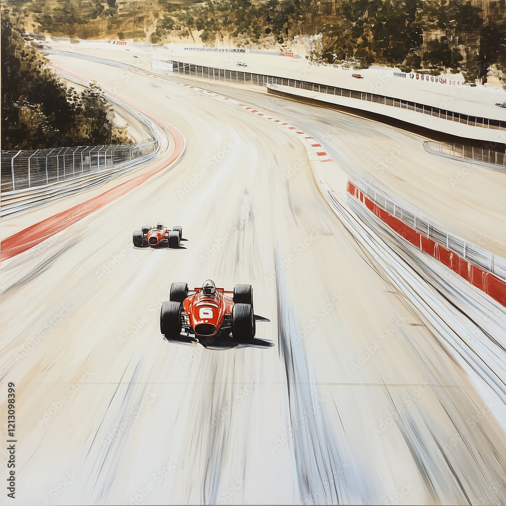 Naklejka premium motorsport, racing, formel1, historisch, retro, rennsport, formel 1, mobnaco, monza, nürburgring, road, auto, hauptstraße, geschwindigkeit, traffic, bewegung, transport, asphalt, autofahren, anreisen,