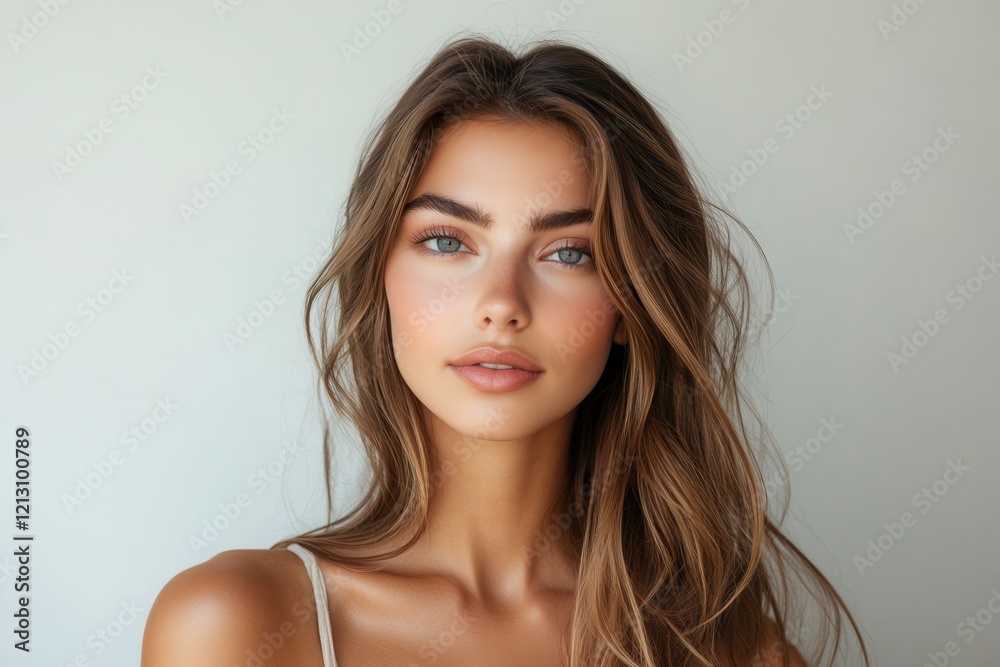 Chic Scandinavian living room featuring a designer chair black poster frame chest of dra