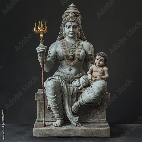 statue of lord shiva photo