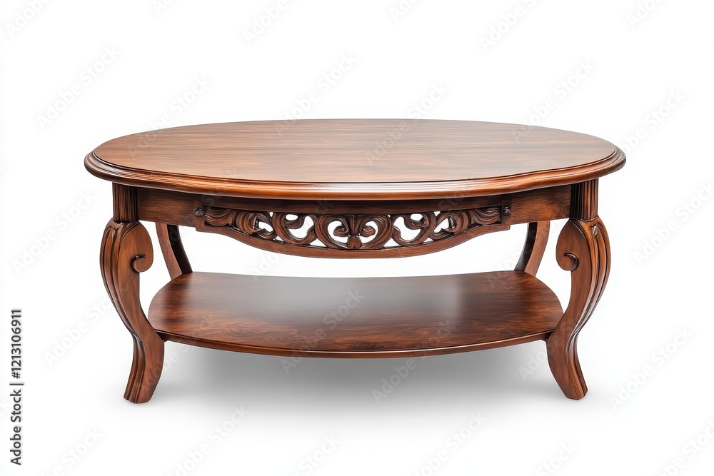 Coffee table on white backdrop Coffee table on white backdrop