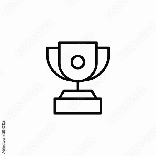 cup award icon sign vector