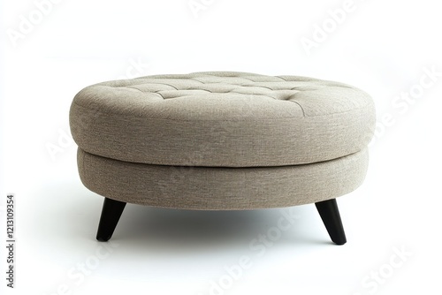 Wallpaper Mural Contemporary footstool for living spaces and bedrooms against a white backdrop Torontodigital.ca