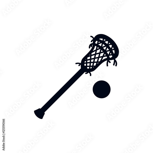 lacrosse sports vector illustration emoji