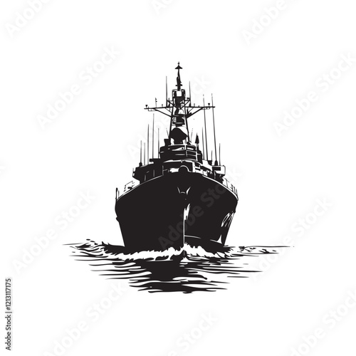 ship in the sea