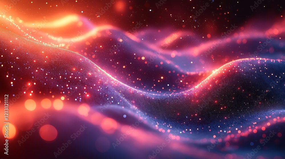 Fototapeta premium Vibrant abstract shapes