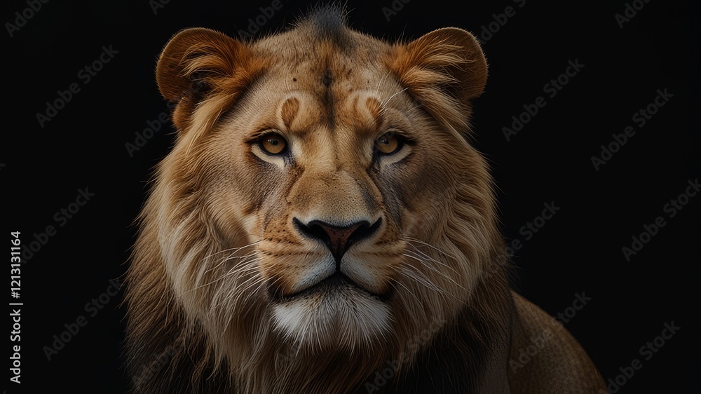 Fototapeta premium Leopard animal cinematic face,digital art,illustration,Design,vector,art