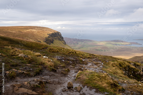 Mountain View of the sea in Scotland