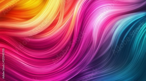Rich Hair Color Tones in Smooth Waves