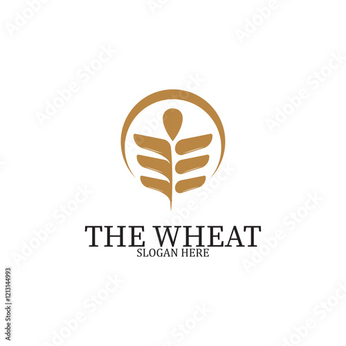 wheath vector logo ilustration photo