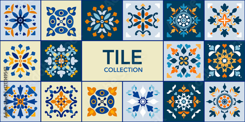 Pattern vector illustration A calm and elegant work of art with flowers blooming in bright and delicate hues. traditional design pattern For tiles, fabrics, backgrounds, carpets, wallpapers, textiles.