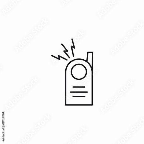 remote communication icon sign vector