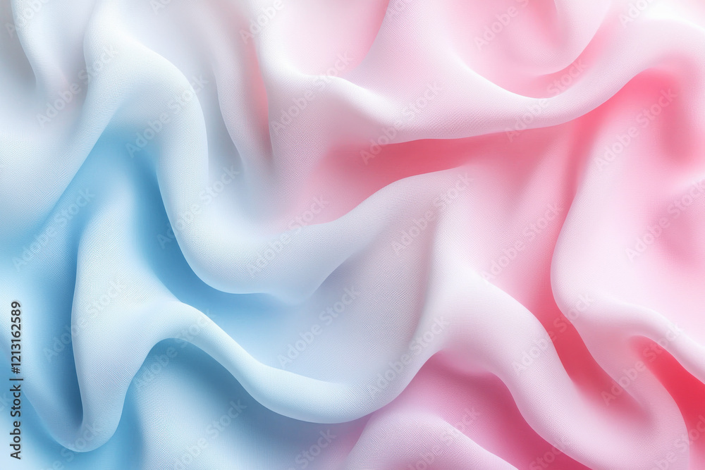 Gentle gradient pattern displaying smooth transitions from pale pink to baby blue on a white backdrop Gentle gradient pattern displaying smooth transitions from pale pink to baby blue on a white backdrop