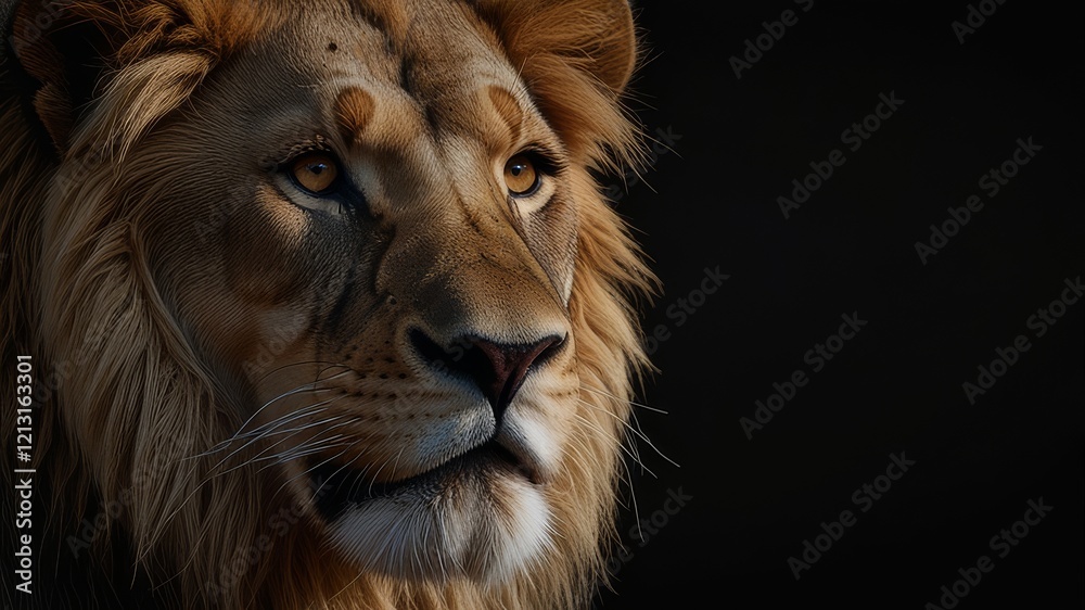 Fototapeta premium Leopard animal cinematic face,digital art,illustration,Design,vector,art