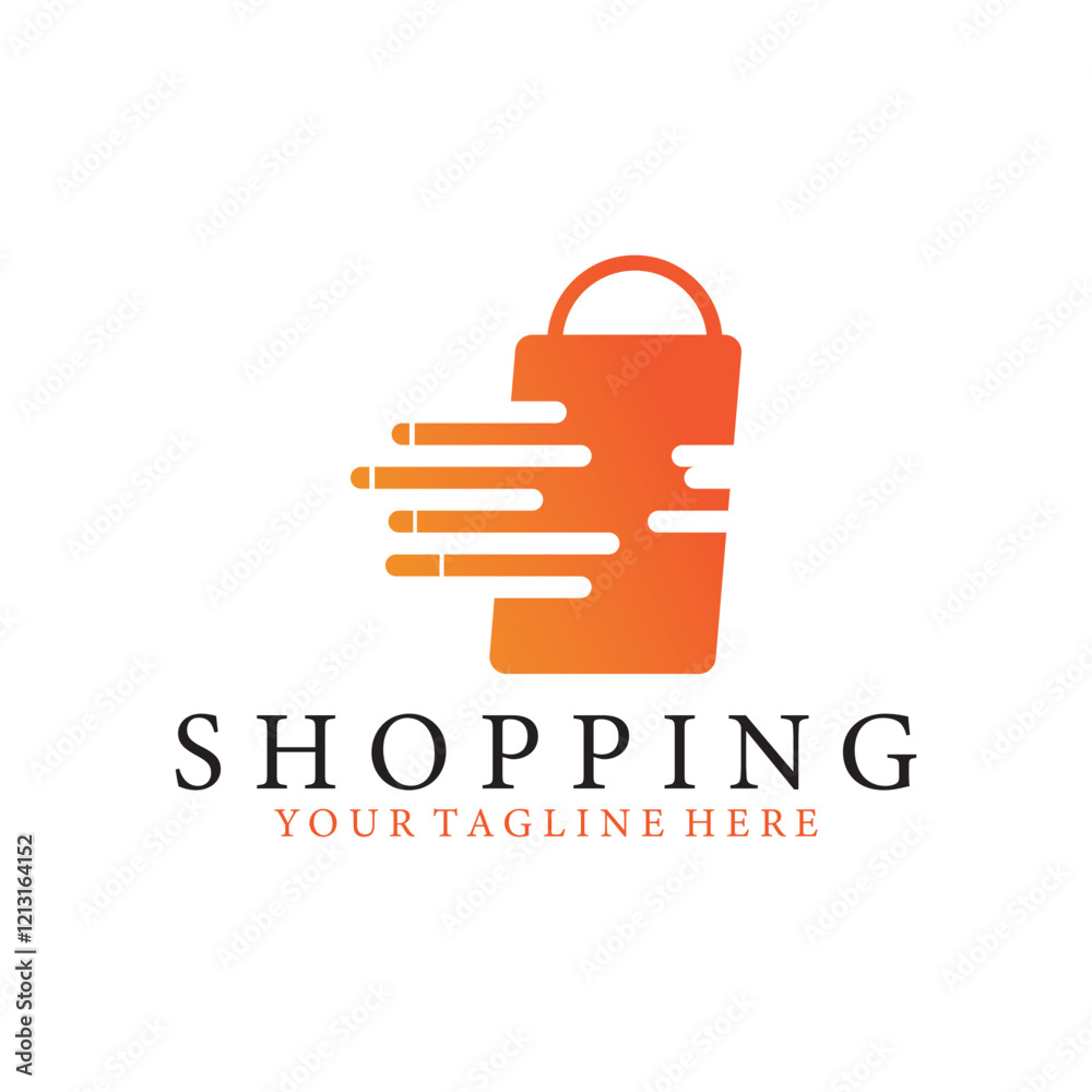 shopping bag logo vector icon illustration template design shopping bag logo vector icon illustration template design