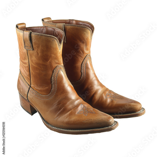 Wallpaper Mural Cowboy leather boots isolated on transparent background  Torontodigital.ca