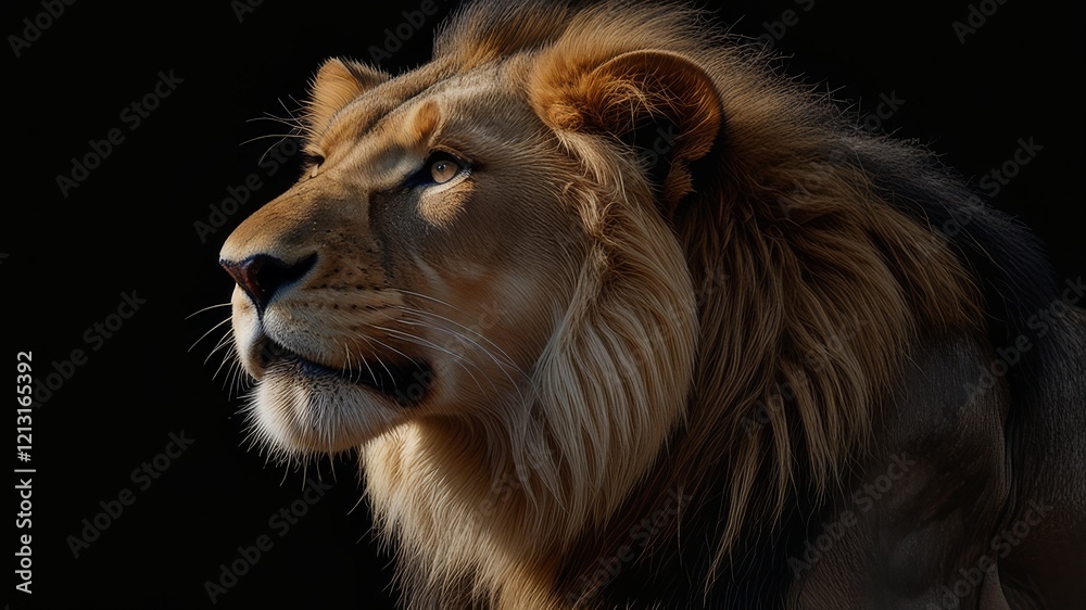 Fototapeta premium Leopard animal cinematic face,digital art,illustration,Design,vector,art