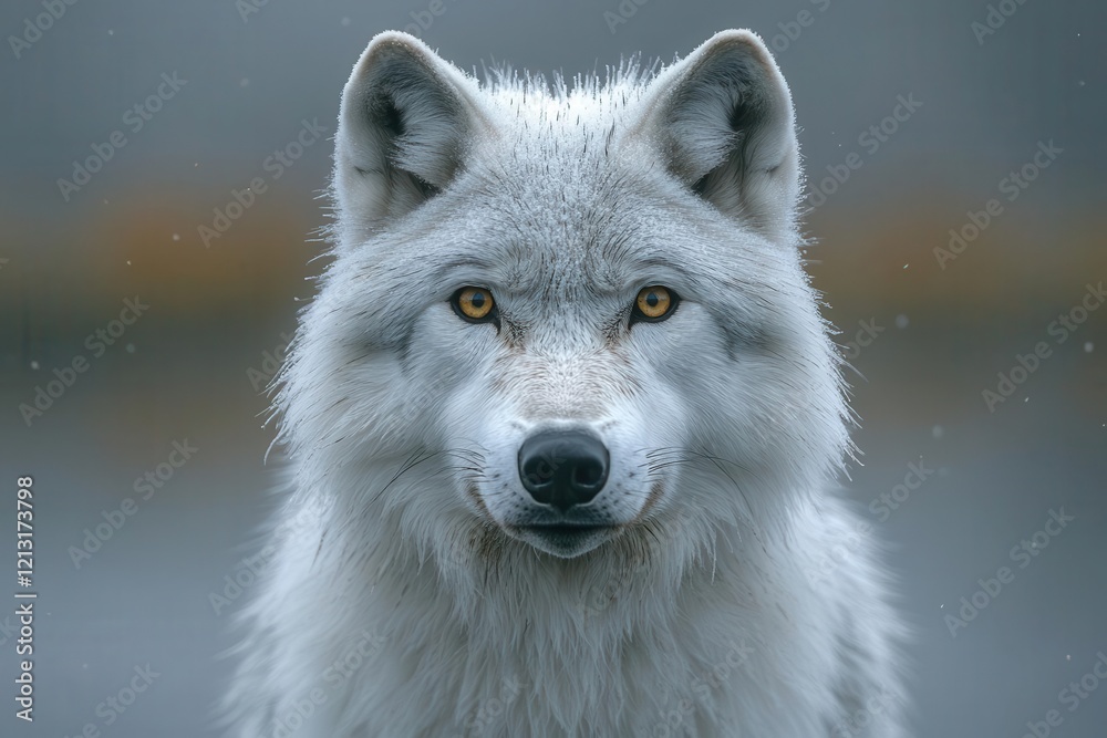 majestic arctic wolf in winter landscape intense eyes frostcovered fur misty breath in cold air dramatic lighting majestic arctic wolf in winter landscape intense eyes frostcovered fur misty breath in cold air dramatic lighting