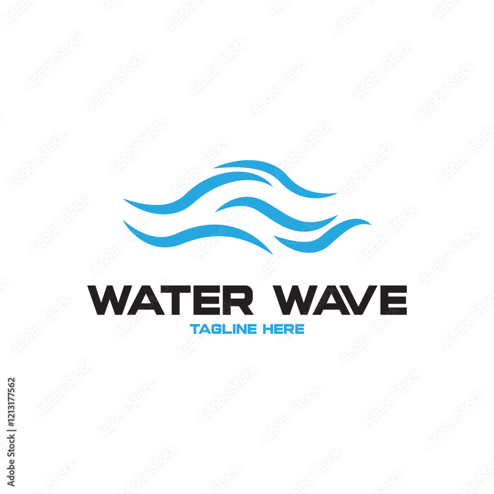 Water wave icon vector Water wave icon vector