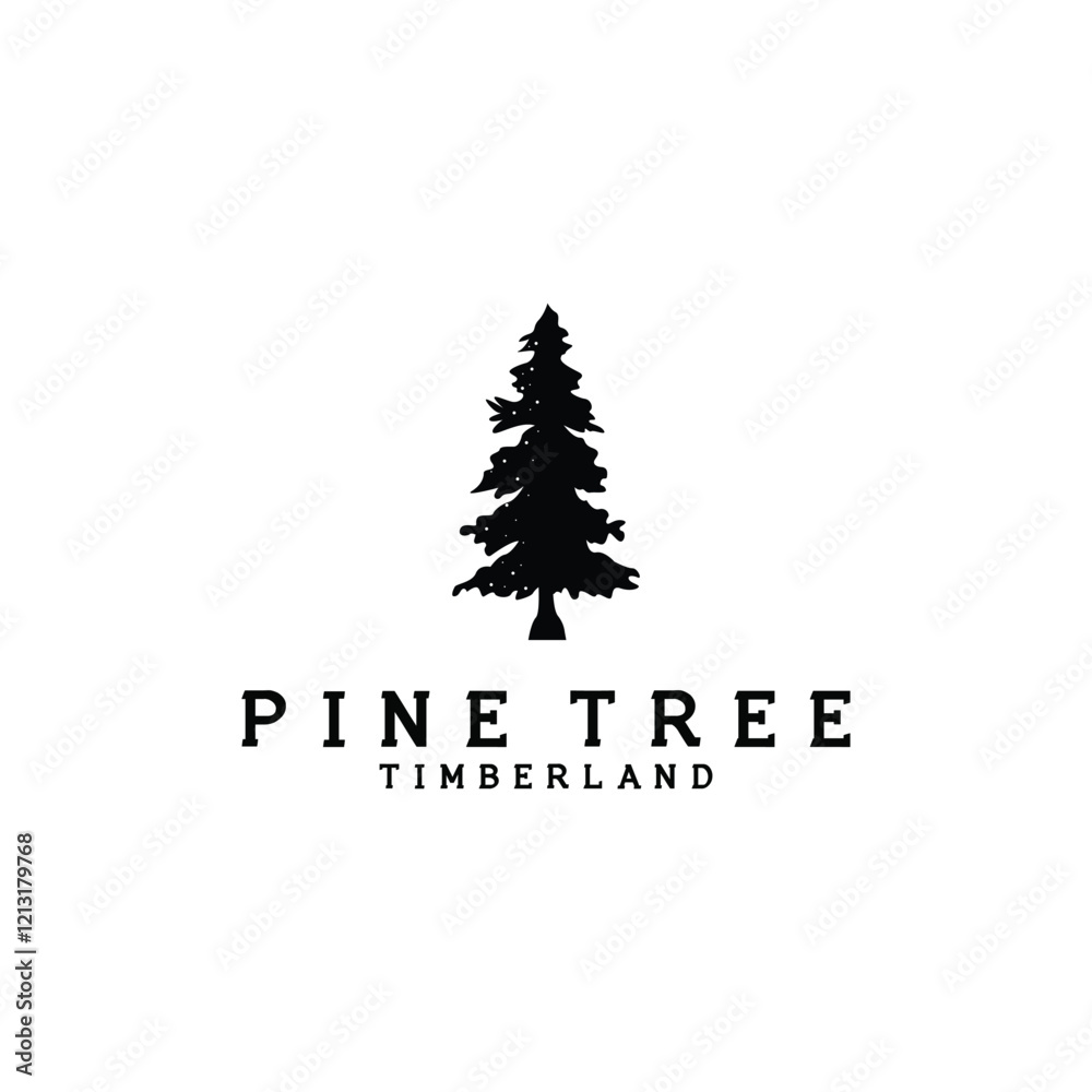 pine tree vector logo icon illustration design pine tree vector logo icon illustration design