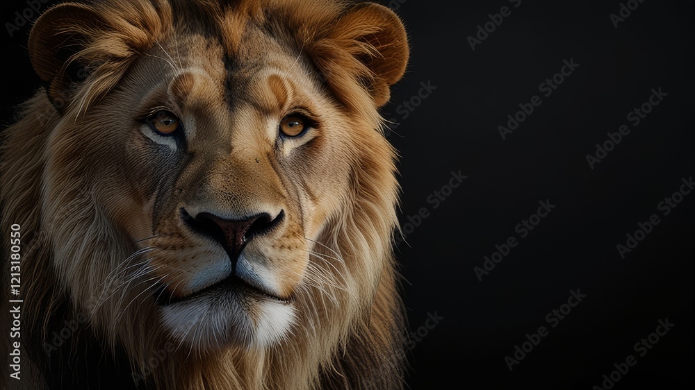 Fototapeta premium Leopard animal cinematic face,digital art,illustration,Design,vector,art