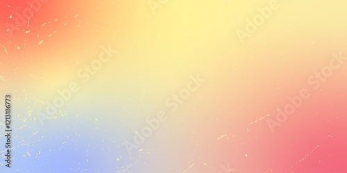 Colorful gradient blending hues of yellow, pink, and blue in a soft abstract design