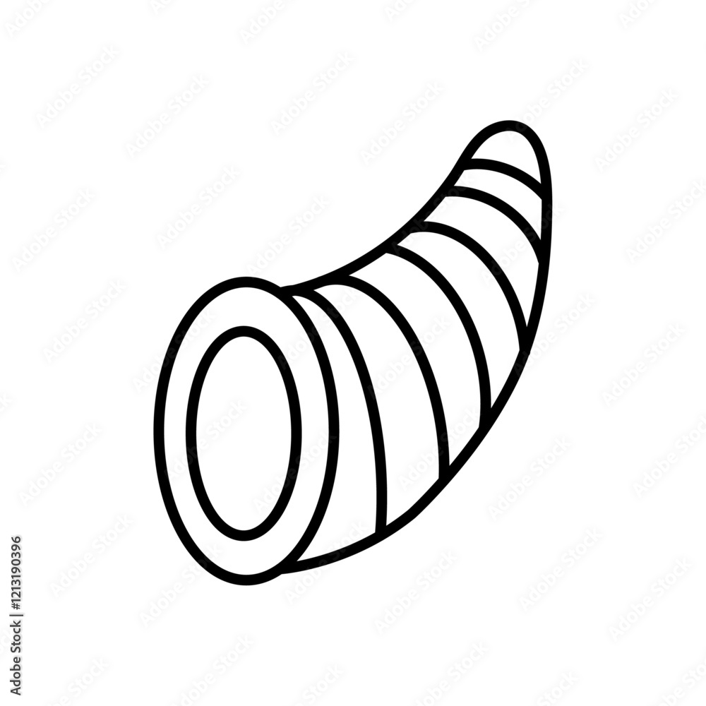cornucopia icon black and white vector sign cornucopia icon black and white vector sign