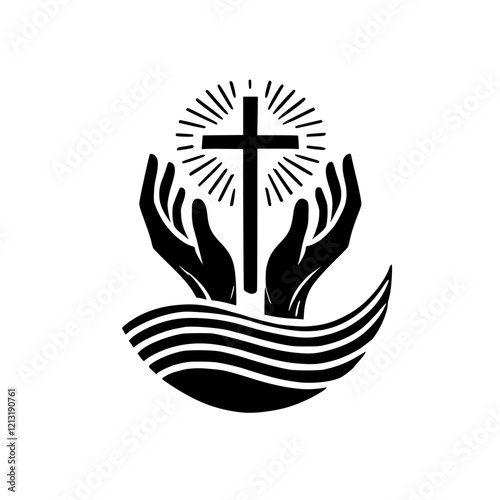 Divine Hands Holding Cross: A Symbol of Faith, Hope, and Spirituality