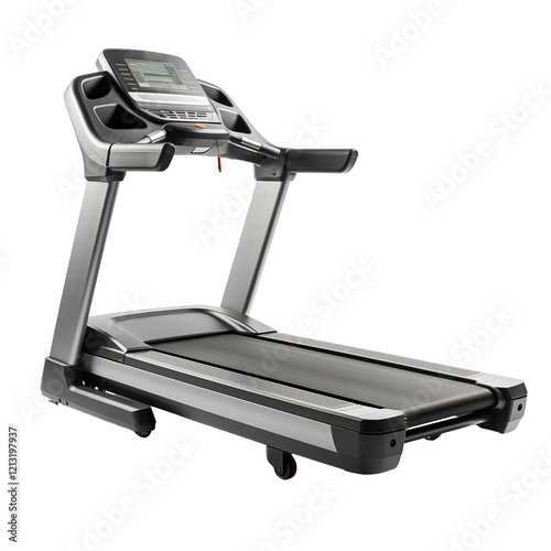 Treadmill Isolated On White Background	