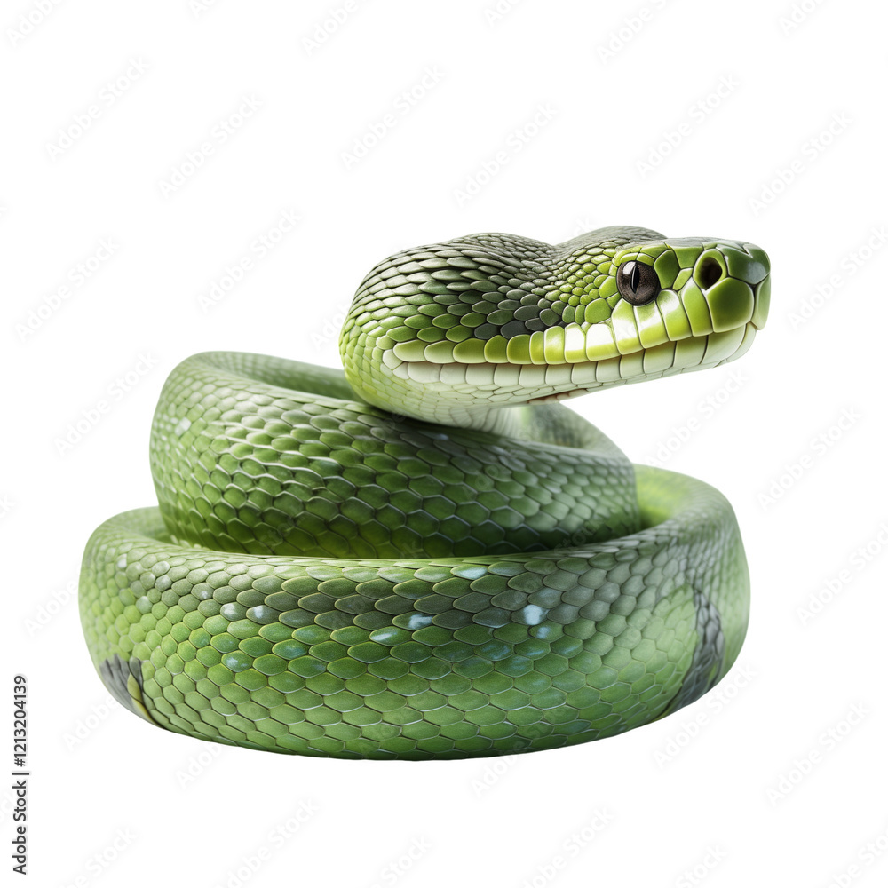 Snake Isolated On White Background Snake Isolated On White Background