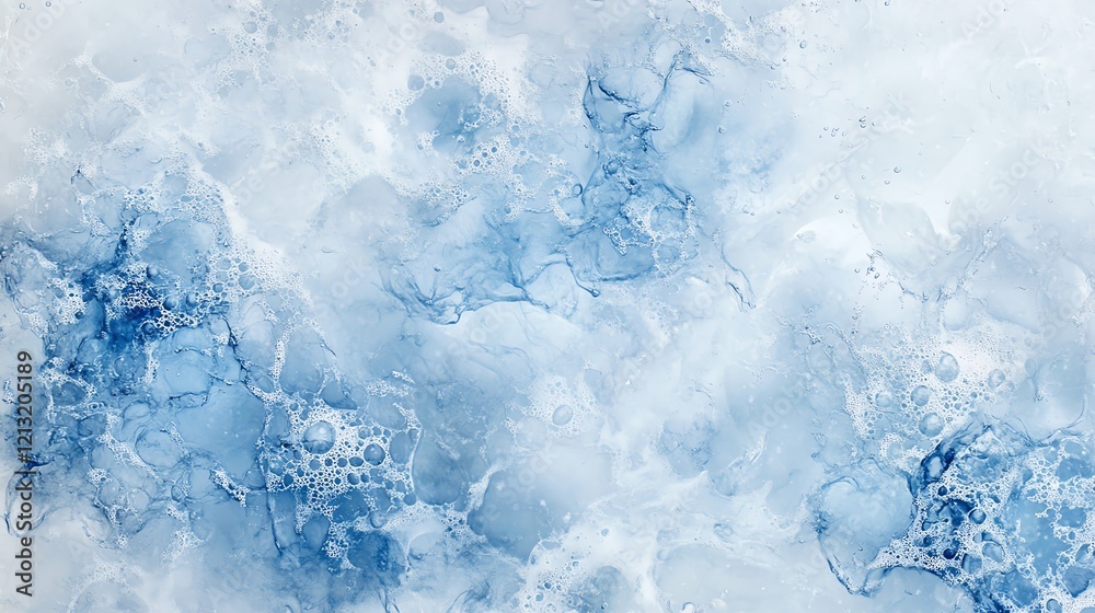 Abstract blue and white texture. Water, ice, bubbles, foam. Perfect for background. Abstract blue and white texture. Water, ice, bubbles, foam. Perfect for background.