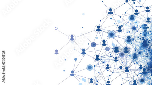 abstract background with network