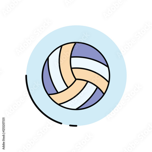 Volleyball vector icon