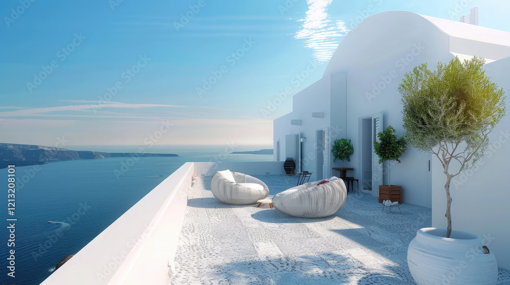 Obraz premium island in the morning