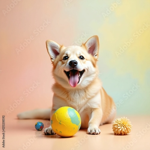puppy with ball AI