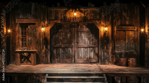 old wooden house