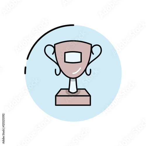 Trophy  vector icon