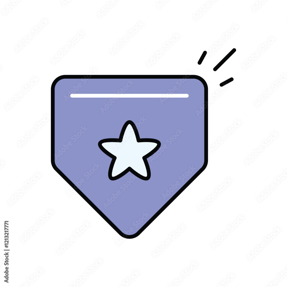 Flaglet vector icon Flaglet vector icon