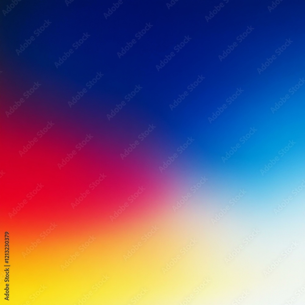 Naklejka premium Vibrant abstract gradient with bold red yellow blue hues