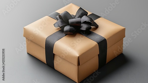 Gift box unwrapped with ample space for creative customization and easy edits.